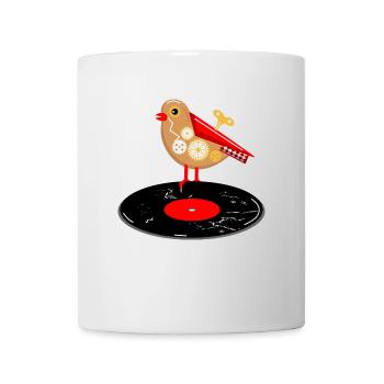 mechanischer Vogel - Tasse - Weiß - Vorne