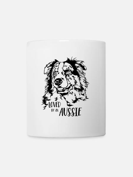 BERGER AUSTRALIEN aimé par un Australien Wilsigns - Mug blanc - blanc