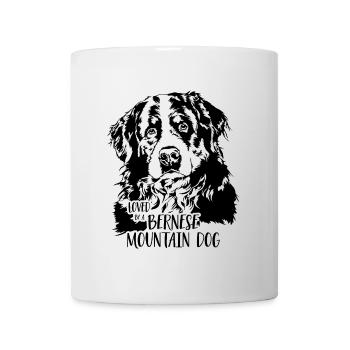 BERNESE MOUNTAIN DOG loved by Bernese Mountain Dog - Tasse - Weiß - Vorne