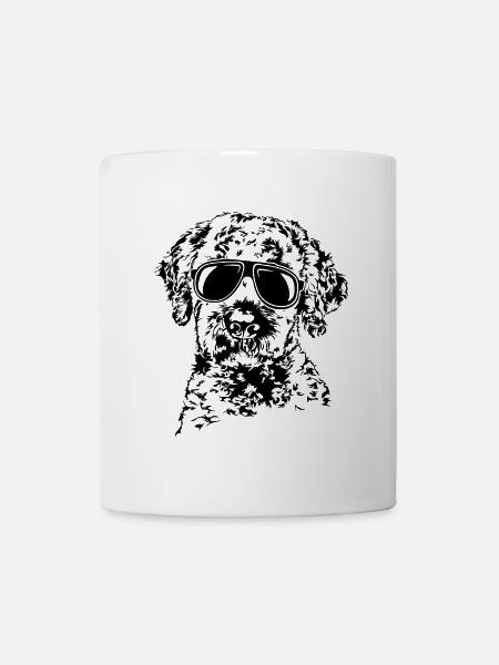 LAGOTTO ROMAGNOLO cool Sonnenbrille Hund Wilsigns - Tasse - Weiß