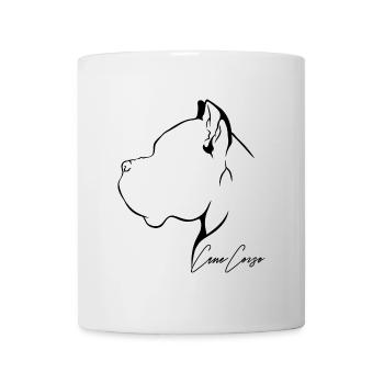 CANE CORSO Profil Chiens Chien Wilsigns - Mug blanc - blanc - Devant