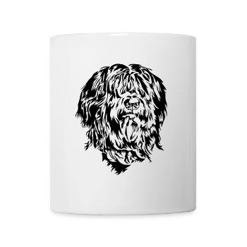 BRIARD Dog Dogs Dog Portrait Pedigree Dog Wilsigns - Mug - white - Front