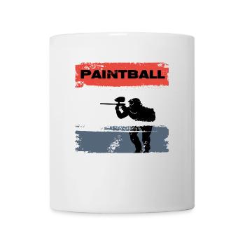 Paintball Gotha Paintball Player « Retro-Paint » - Mug blanc - blanc - Devant
