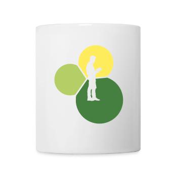 Buch Writing Leseratte - Tasse - Weiß - Vorne