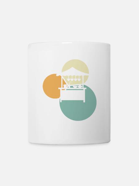 Imbiss lecker - Tasse - Weiß