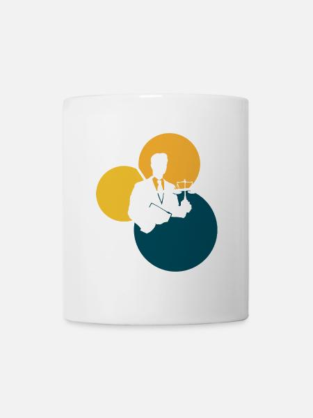 Recht Gericht Versicherung - Tasse - Weiß