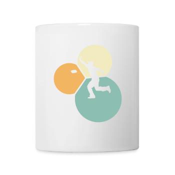 Jeu Tournoi de cornhole - Mug blanc - blanc - Devant