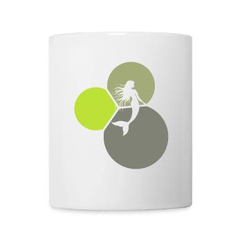 Créature mythique de la nageoire de lamantin - Mug blanc - blanc - Devant