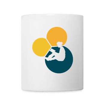 Reading Bookworm Literature - Mug - white - Front