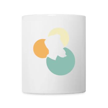 Barbe Poils du visage - Mug blanc - blanc - Devant