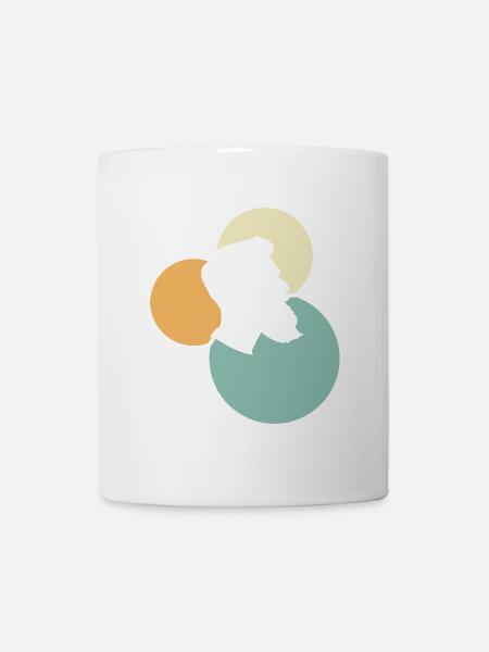 Bart Gesichtsbehaarung - Tasse - Weiß