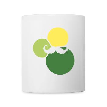Gesichtsbehaarung Baertig Hipster - Tasse - Weiß - Vorne