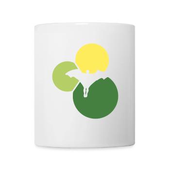 Cascadeur volant en wingsuit - Mug blanc - blanc - Devant