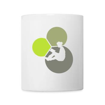 Leseratte Bildung - Tasse - Weiß - Vorne