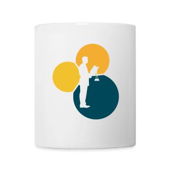 Juge Avocat - Mug blanc - blanc - Devant