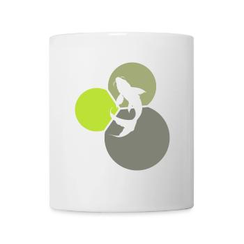 Pêche aux carpes koï - Mug blanc - blanc - Devant