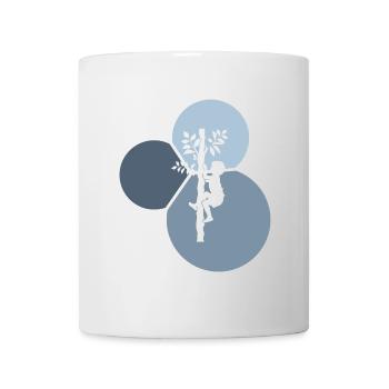 Ausruestung Baumklettern Steigeisen - Tasse - Weiß - Vorne