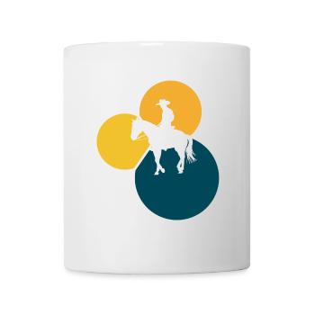 Cowboy Ranch Cowboystiefel - Tasse - Weiß - Vorne