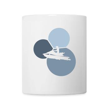 Jetski Motorboot - Tasse - Weiß - Vorne