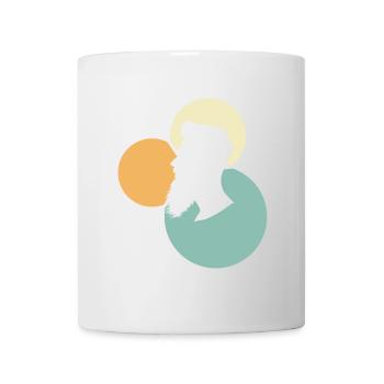 Bart Sir Schnurrbart - Tasse - Weiß - Vorne