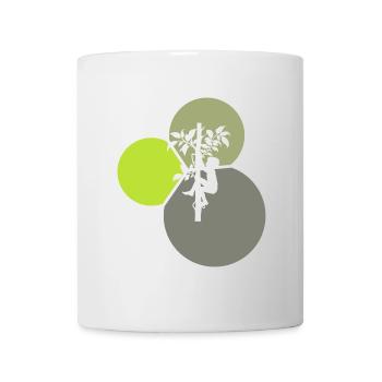 Baumklettern Ausrüstung Kletteraffe - Tasse - Weiß - Vorne