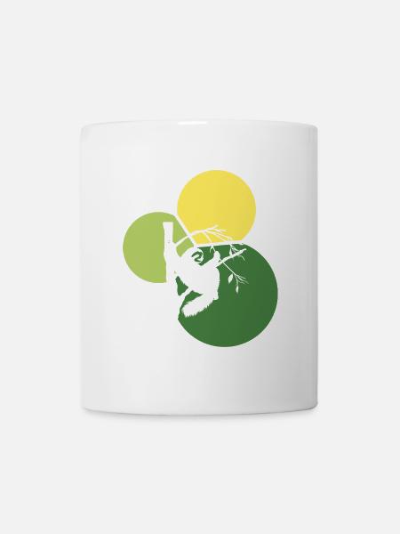 Faultier Entspannen - Tasse - Weiß