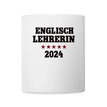 Englischlehrerin 2024 Studium Lehramt Studentin - Tasse - Weiß - Vorne