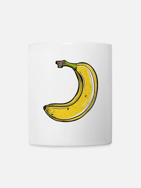 Banane - Tasse - Weiß