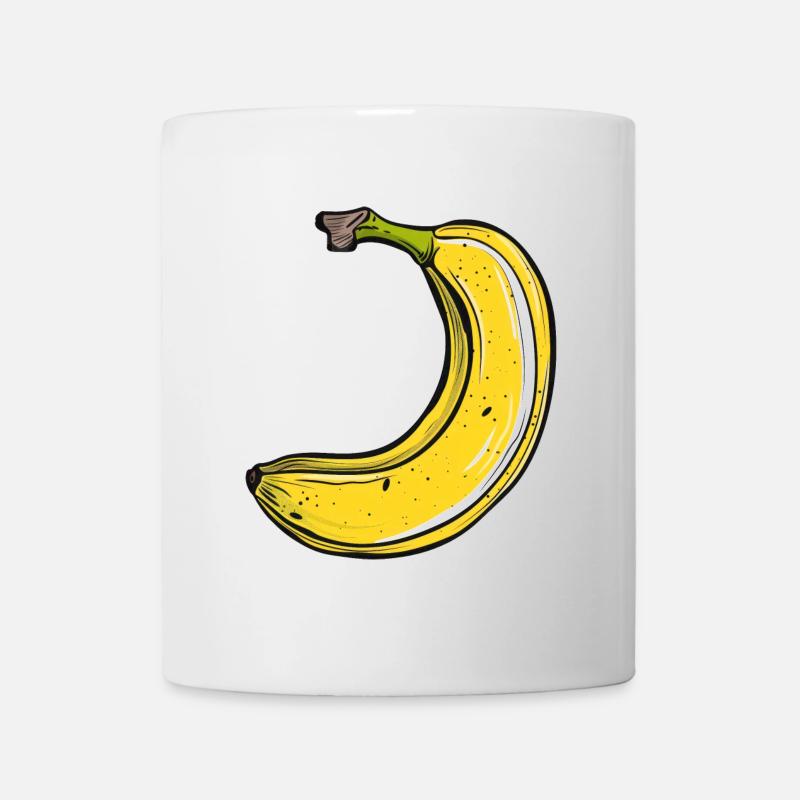 Banane - Tasse - Weiß