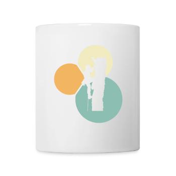 Kletterer Ausrüstung Aufstieg - Tasse - Weiß - Vorne