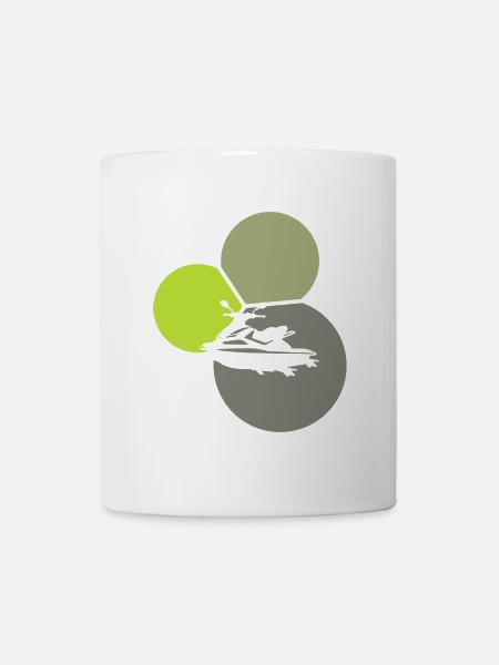 Jetski Wakeskate Jet Ski - Tasse - Weiß