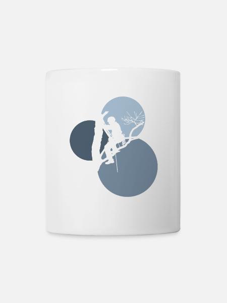Kletteraffe Ausrüstung - Tasse - Weiß