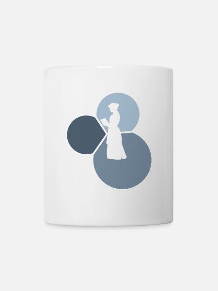 Leseratte Roman Buch - Tasse - Weiß