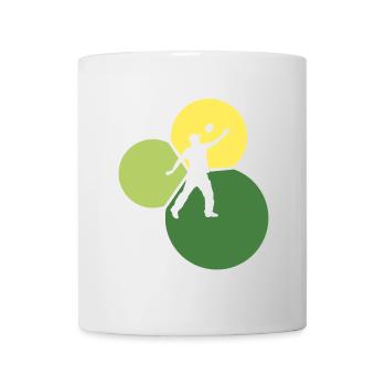Sacs de jeu Cornhole - Mug blanc - blanc - Devant