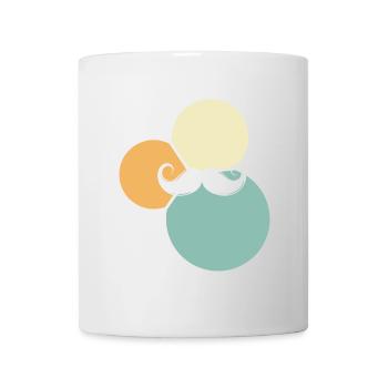 Barbe Moustache Gentleman - Mug blanc - blanc - Devant