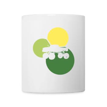 Monster Truck Jeep - Mug blanc - blanc - Devant