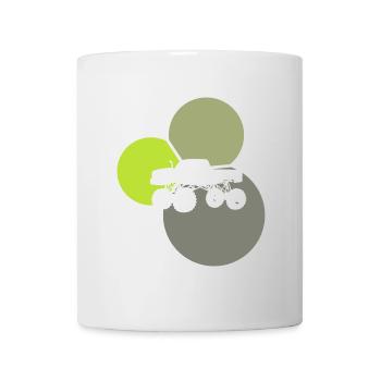 Reifen Jeep - Tasse - Weiß - Vorne