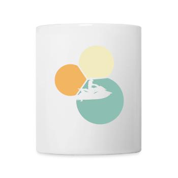 Ski nautique Sports nautiques Motoneiges - Mug blanc - blanc - Devant