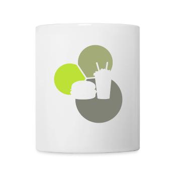 Snack Repas Restauration rapide - Mug blanc - blanc - Devant