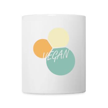 Vegan Veganer Bio - Tasse - Weiß - Vorne