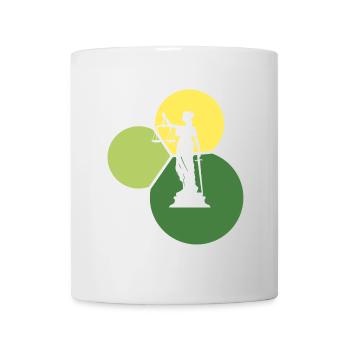 Droit des avocats des tribunaux - Mug blanc - blanc - Devant