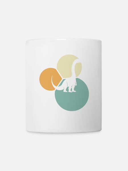 Urzeit Rex Dinosaurier - Tasse - Weiß