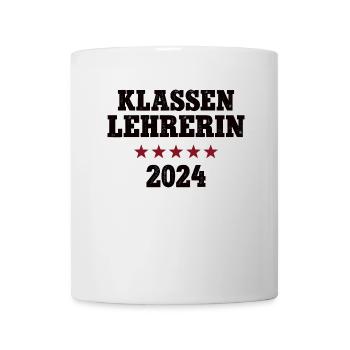 Klassenlehrerin 2024 Studium Lehramt Studentin - Tasse - Weiß - Vorne