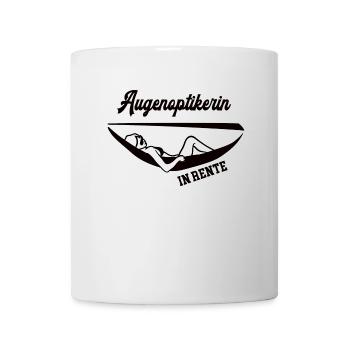 Augenoptikerin in Rente Rentenbeginn Optikerin - Tasse - Weiß - Vorne