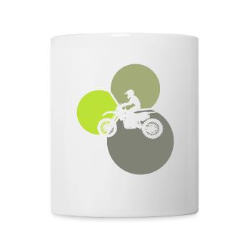 Dirt Bike Motocross - Mug - white - Front