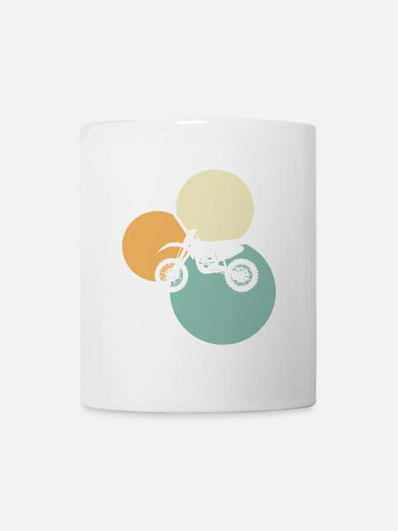 Motorrad Chopper - Tasse - Weiß