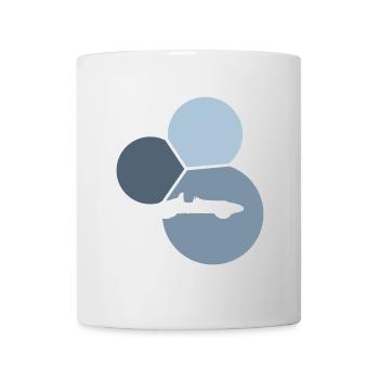 Driften Rennwagen - Tasse - Weiß - Vorne