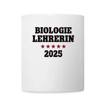 Biologielehrerin 2025 Bio Lehrerin Studium Lehramt - Tasse - Weiß - Vorne
