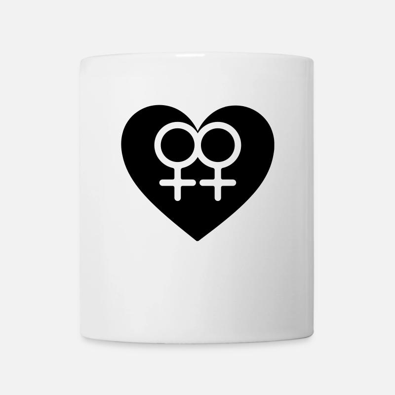 Lesbian Love - Mug - white