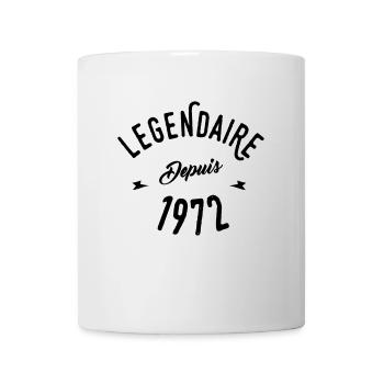 legendaire depuis 1972 - Mug blanc - blanc - Devant